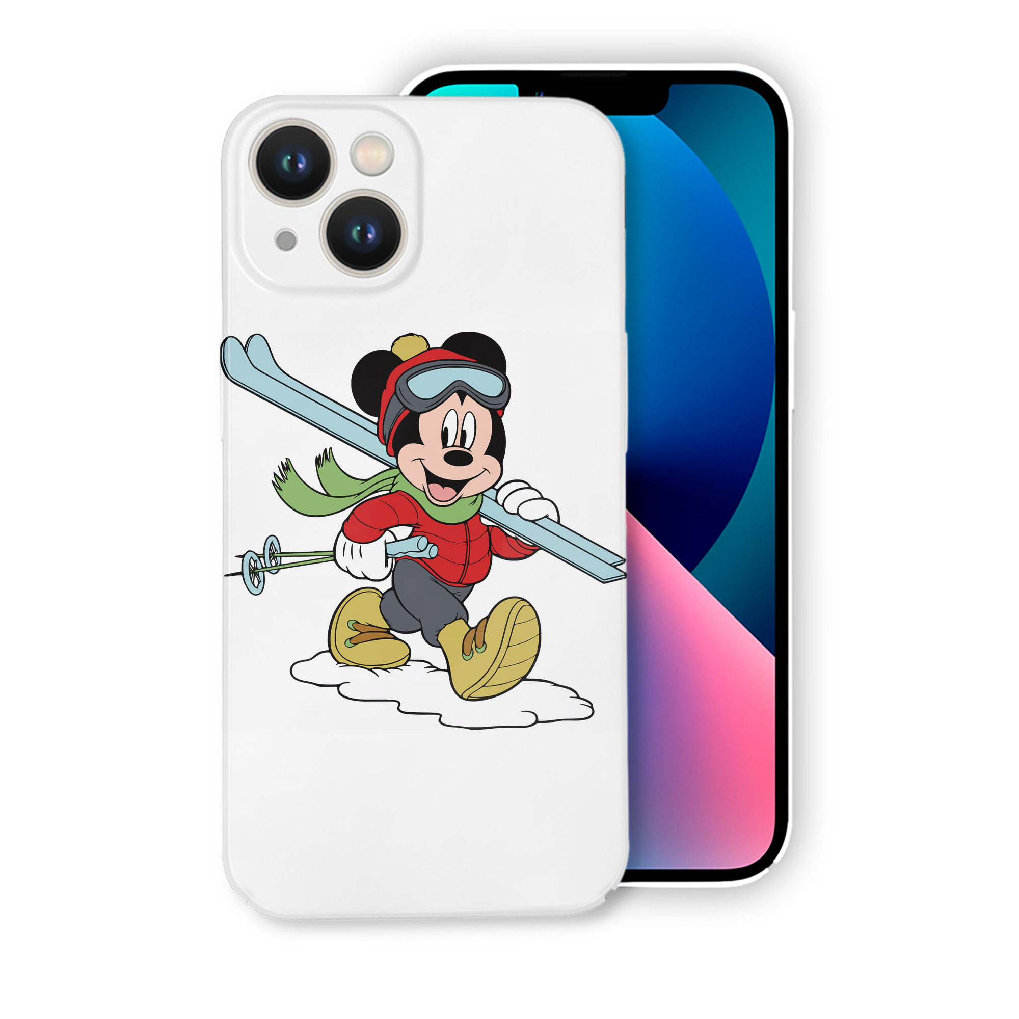 （画像用） ミッキーマウス Mickey Mouse 【iPhone 14シリーズ対応】ハードケース