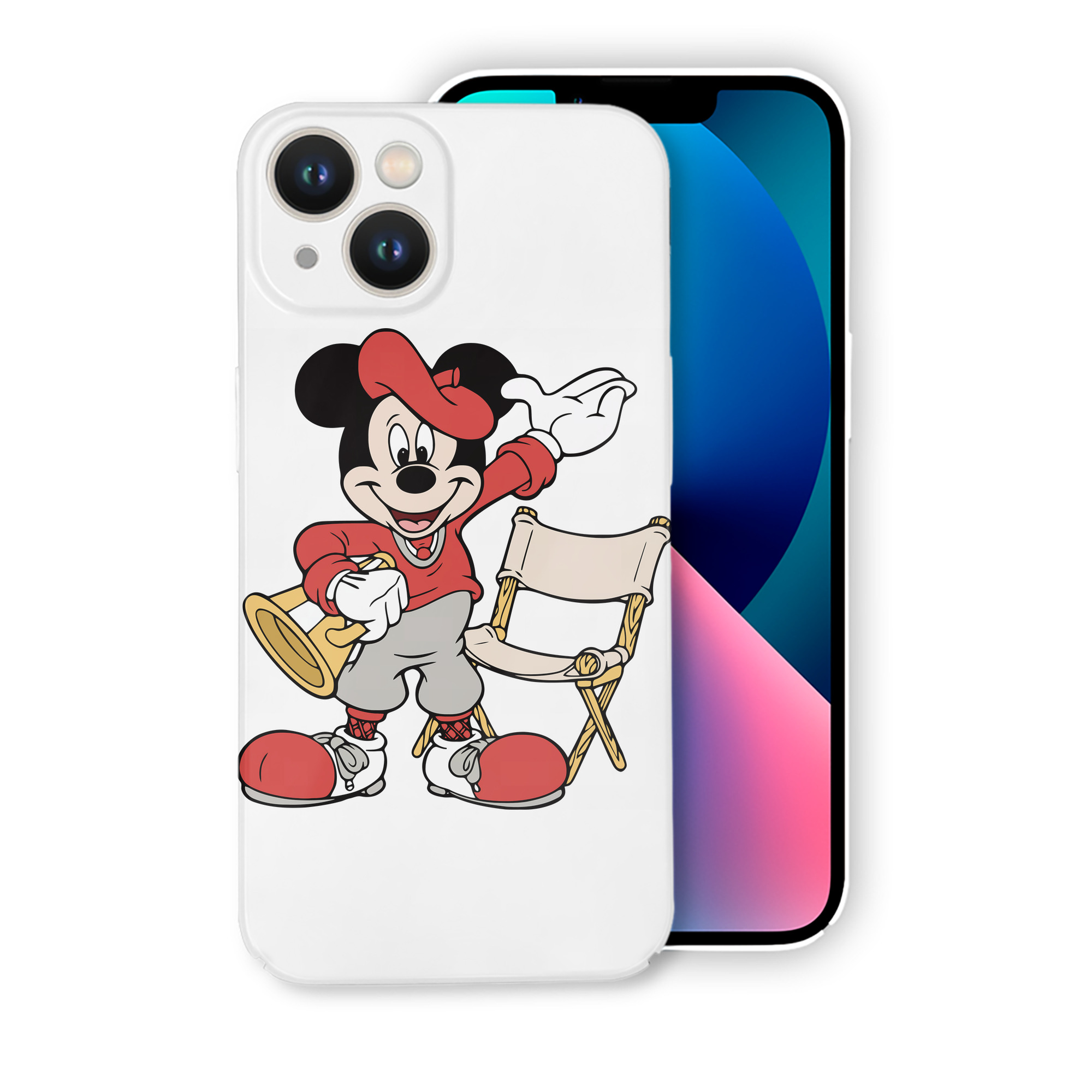 （画像用） ミッキーマウス Mickey Mouse 【iPhone 14シリーズ対応】ハードケース