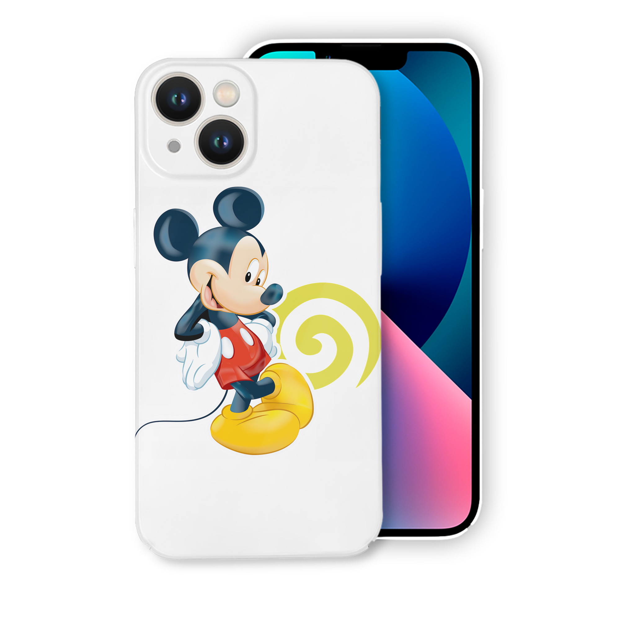 （画像用） ミッキーマウス Mickey Mouse 【iPhone 14シリーズ対応】ハードケース