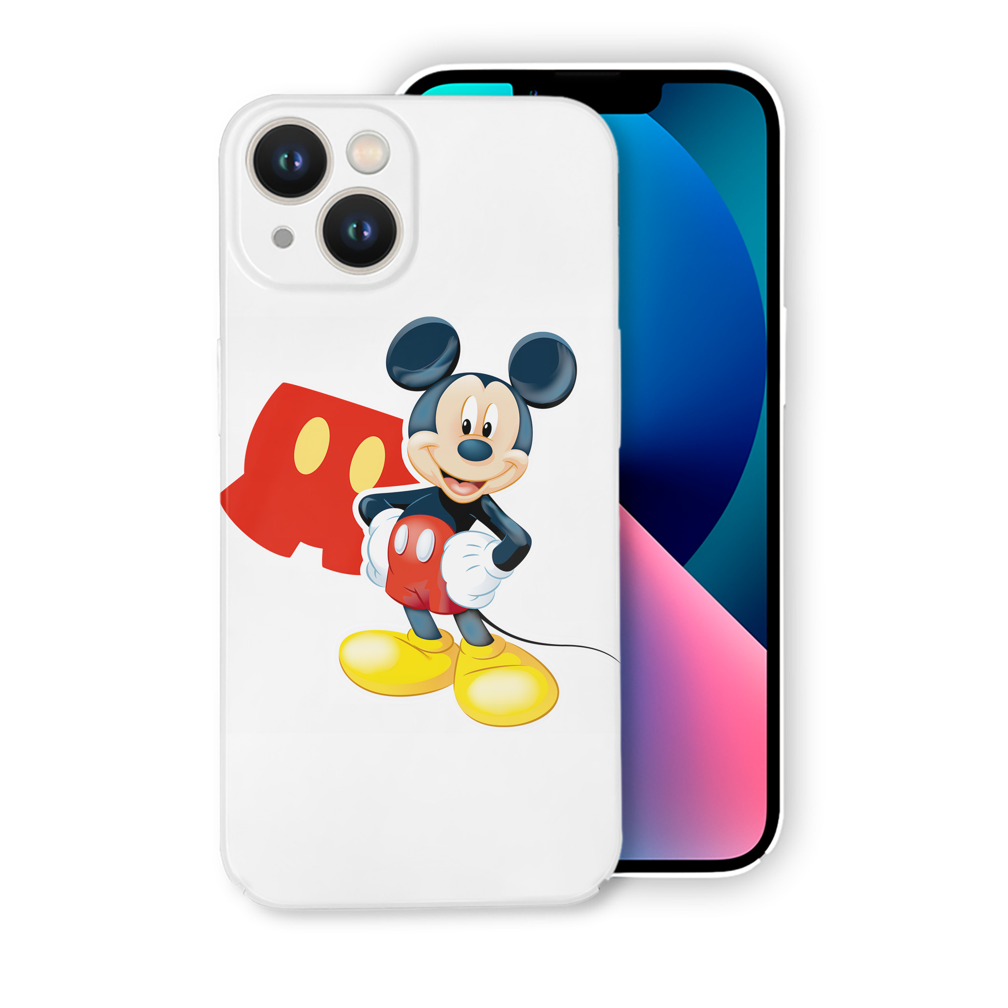 （画像用） ミッキーマウス Mickey Mouse 【iPhone 14シリーズ対応】ハードケース