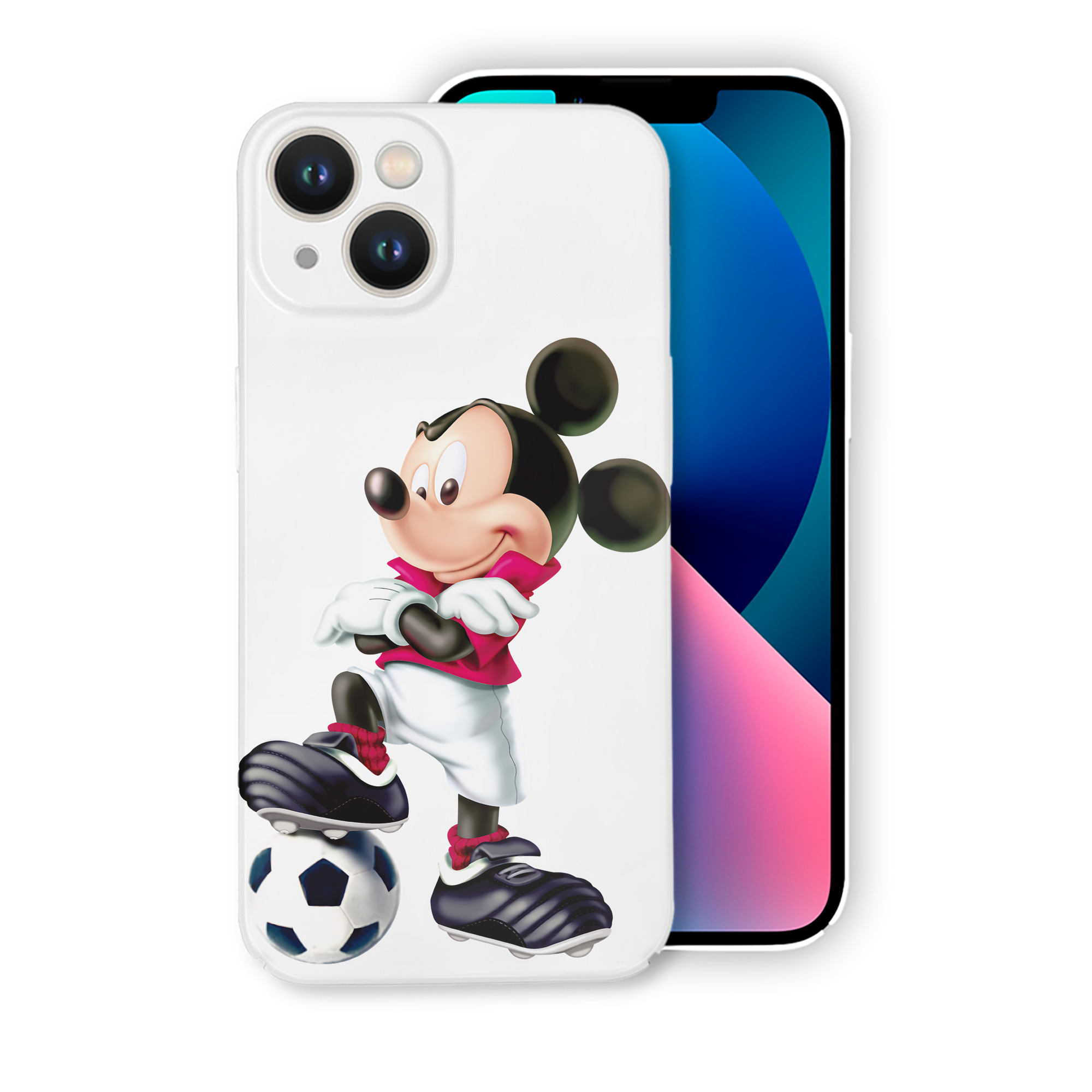 （画像用） ミッキーマウス Mickey Mouse 【iPhone 14シリーズ対応】ハードケース
