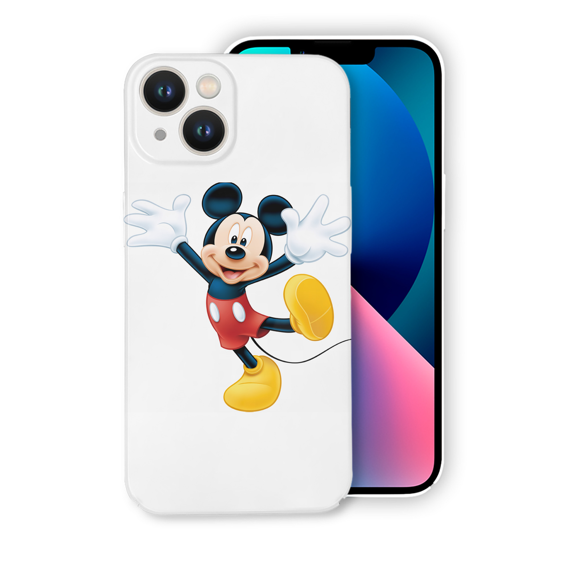 （画像用） ミッキーマウス Mickey Mouse 【iPhone 14シリーズ対応】ハードケース