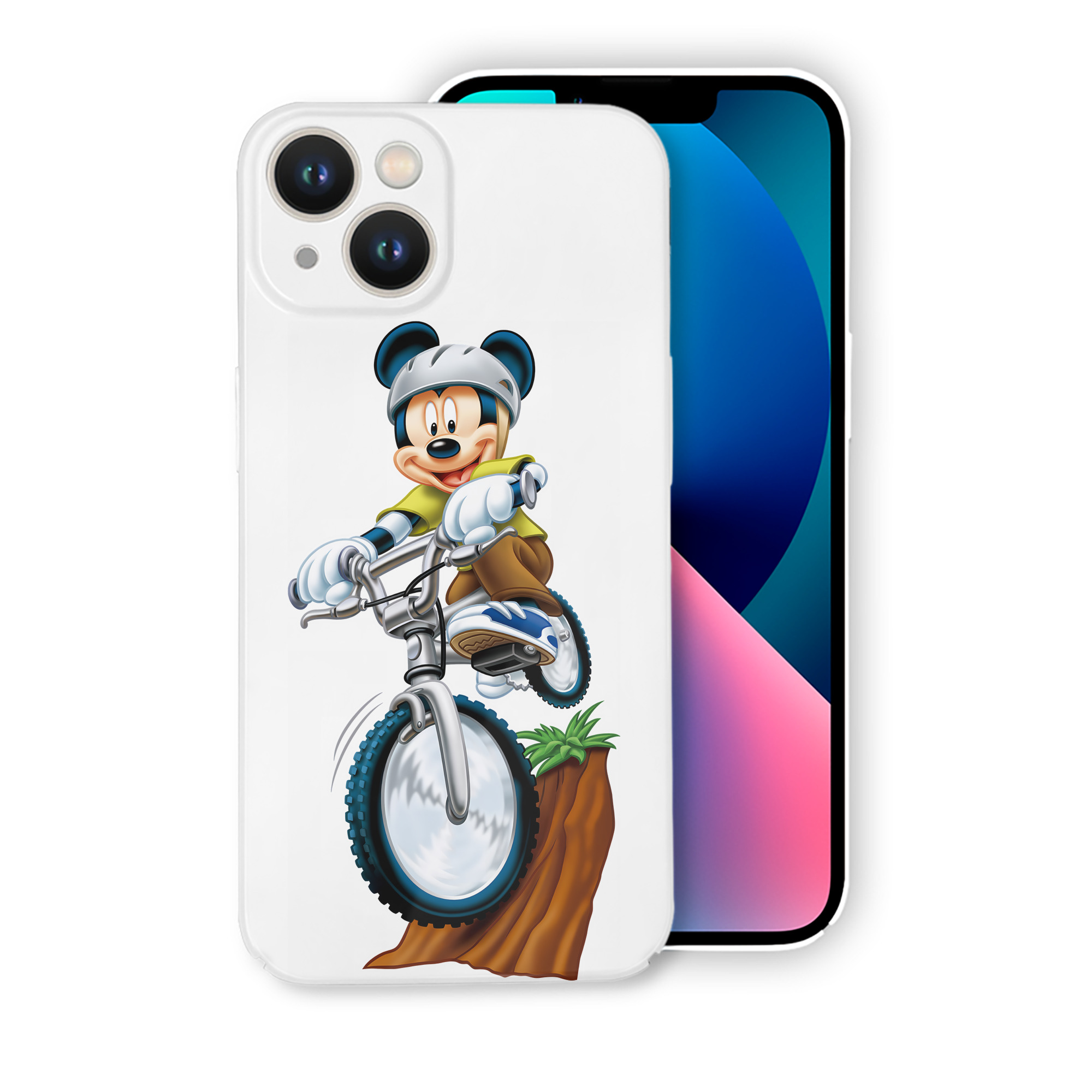 （画像用） ミッキーマウス Mickey Mouse 【iPhone 14シリーズ対応】ハードケース