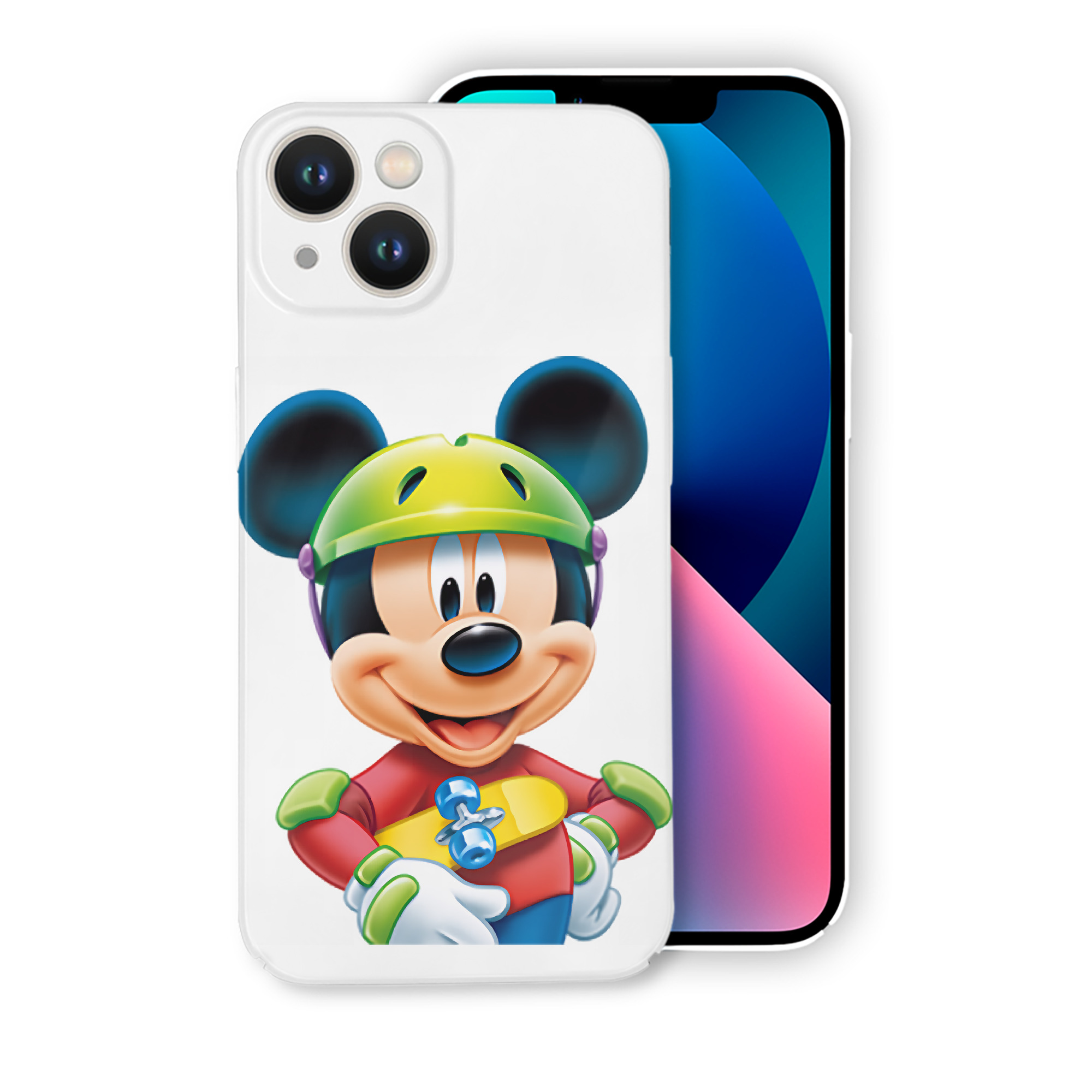（画像用） ミッキーマウス Mickey Mouse 【iPhone 14シリーズ対応】ハードケース