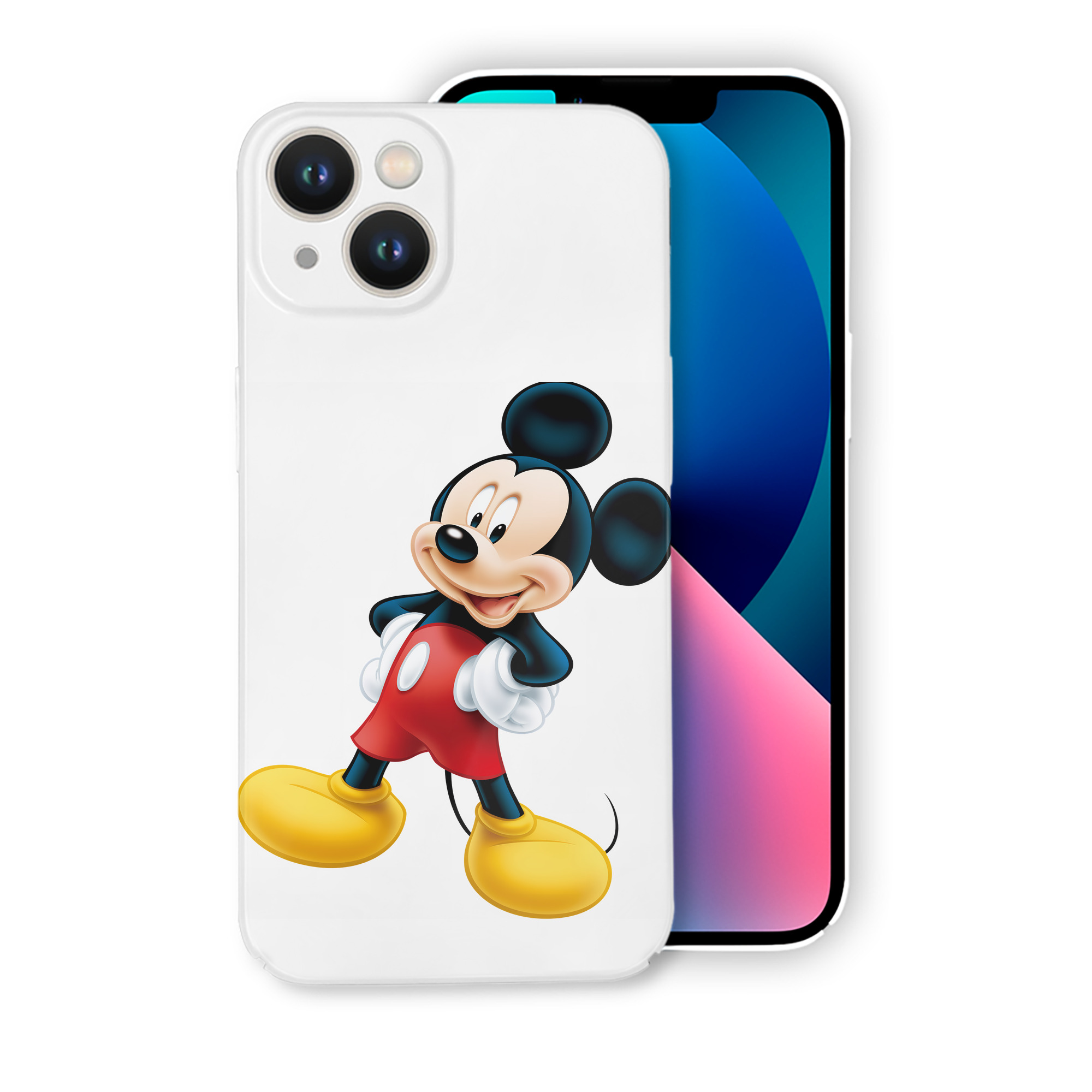 （画像用） ミッキーマウス Mickey Mouse 【iPhone 14シリーズ対応】ハードケース