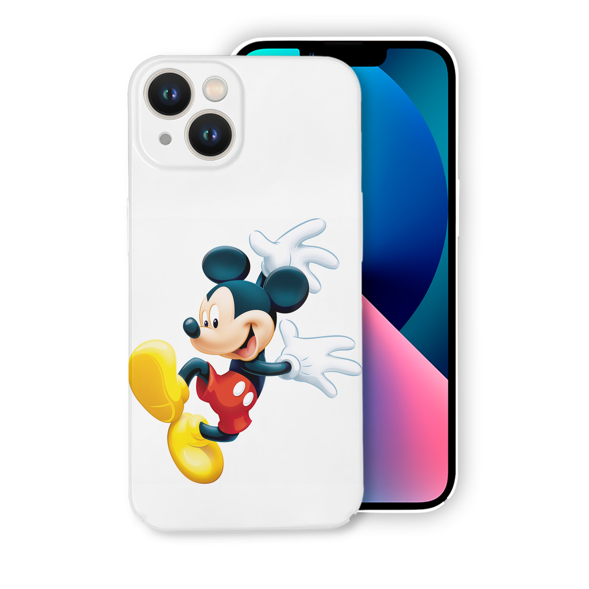 （画像用） ミッキーマウス Mickey Mouse 【iPhone 14シリーズ対応】ハードケース