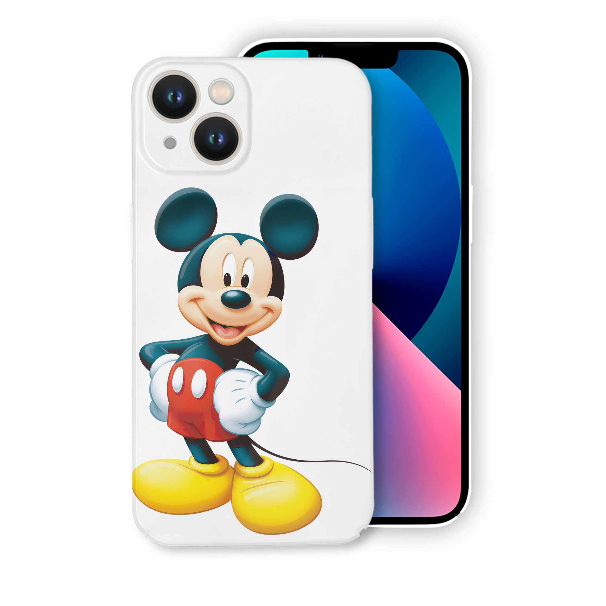 （画像用） ミッキーマウス Mickey Mouse 【iPhone 14シリーズ対応】ハードケース