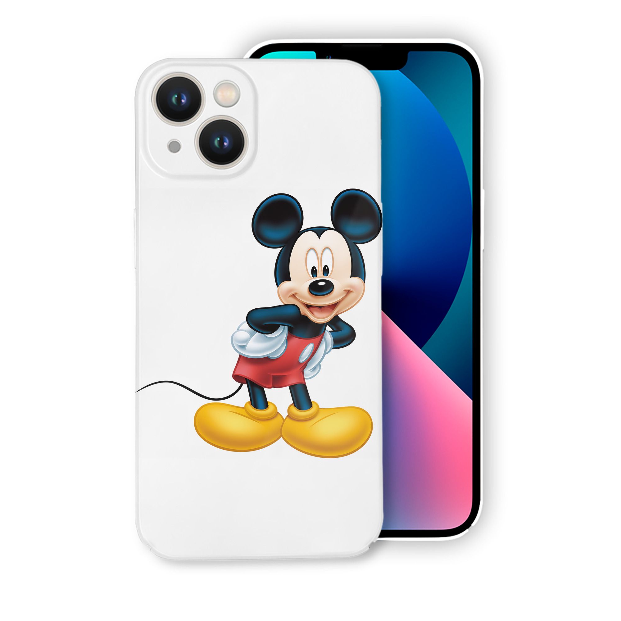 （画像用） ミッキーマウス Mickey Mouse 【iPhone 14シリーズ対応】ハードケース