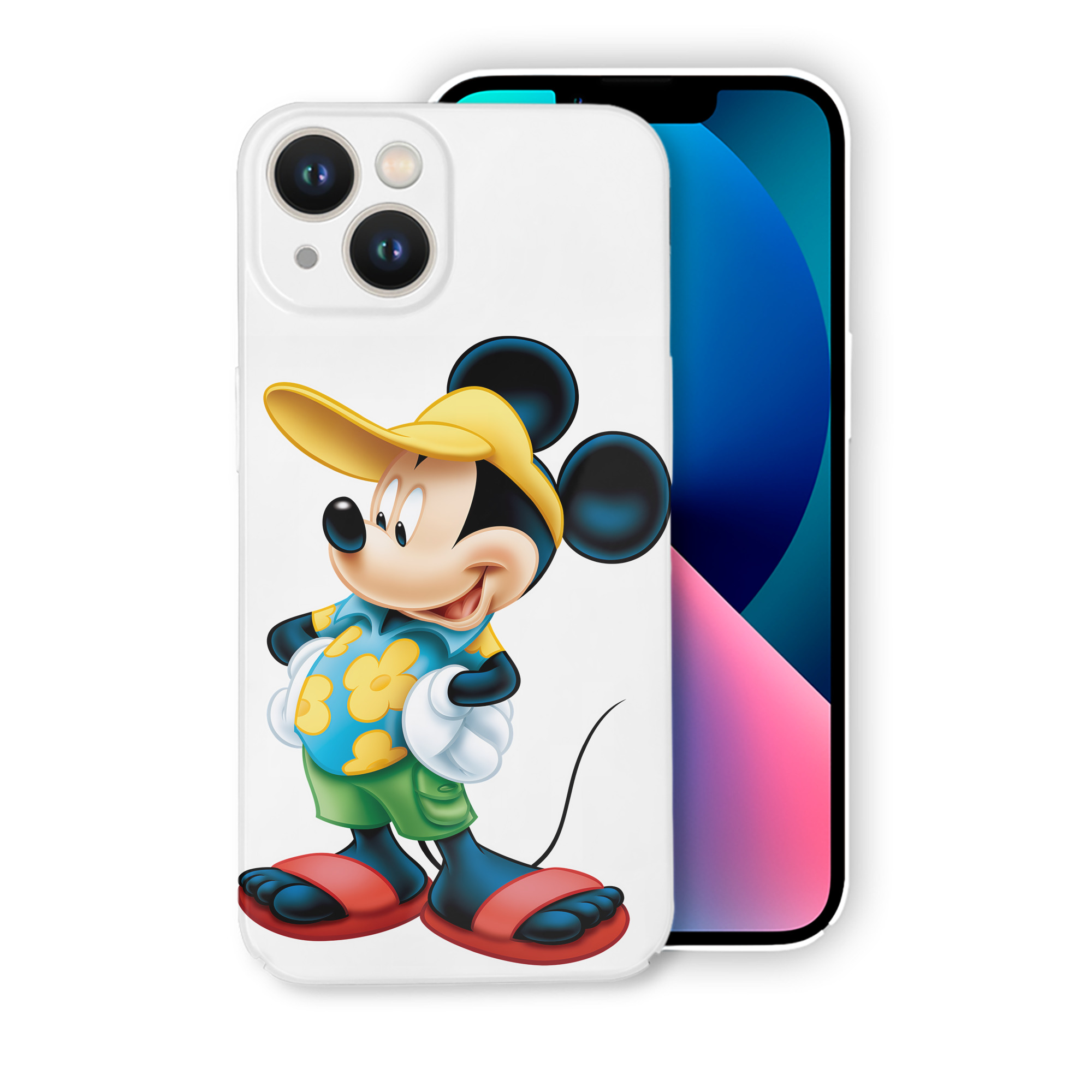 （画像用） ミッキーマウス Mickey Mouse 【iPhone 14シリーズ対応】ハードケース