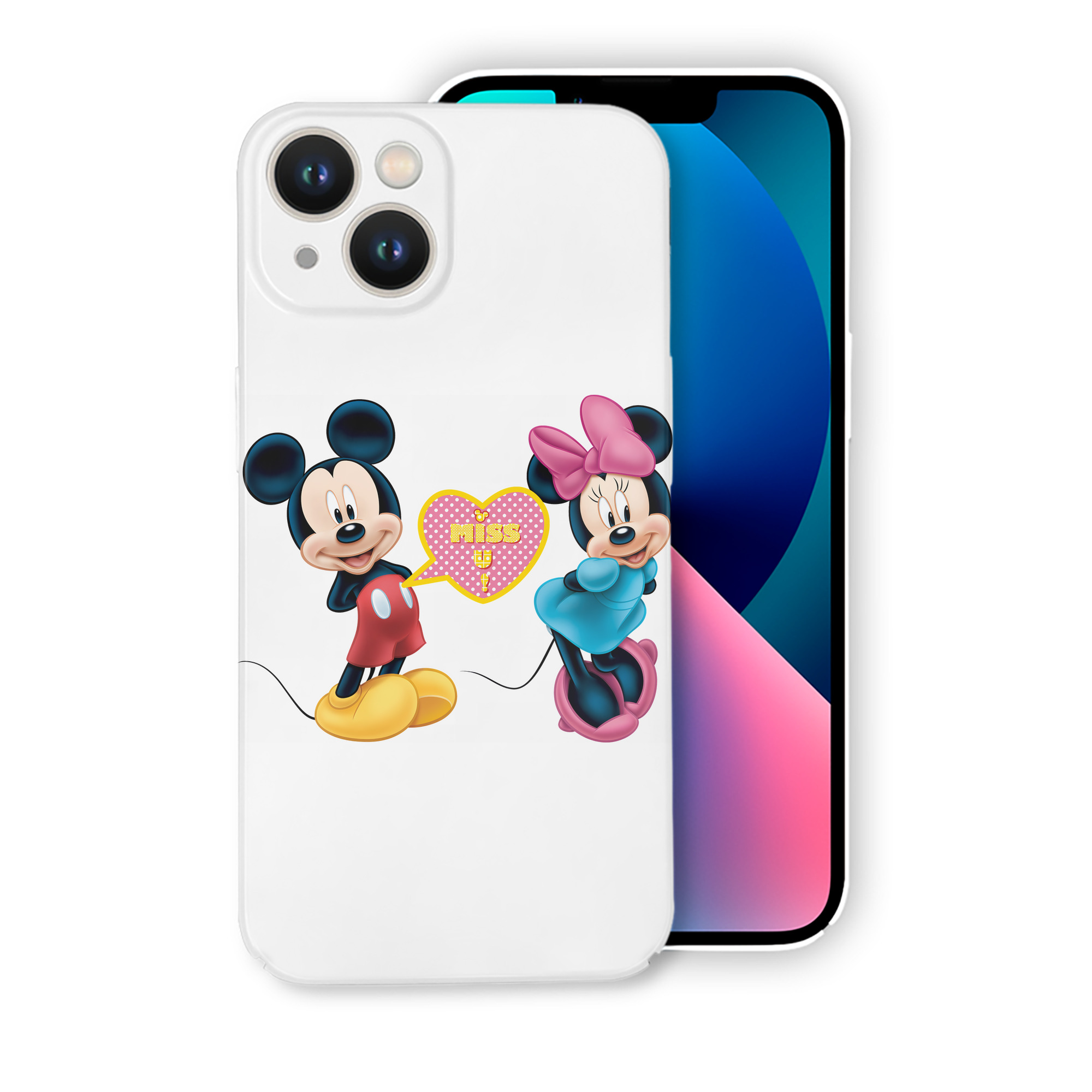 （画像用） ミッキーマウス Mickey Mouse 【iPhone 14シリーズ対応】ハードケース