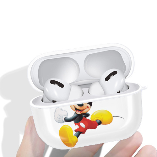 ミッキーマウス Mickey Mouse 【AirPods Pro用】ハードシェル保護ケース 耐衝撃・防指紋・カラビナ付き商品仕様