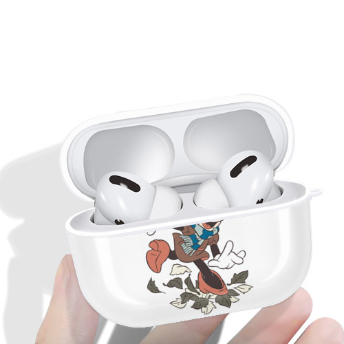 ミッキーマウス Mickey Mouse 【AirPods Pro用】ハードシェル保護ケース 耐衝撃・防指紋・カラビナ付き商品仕様