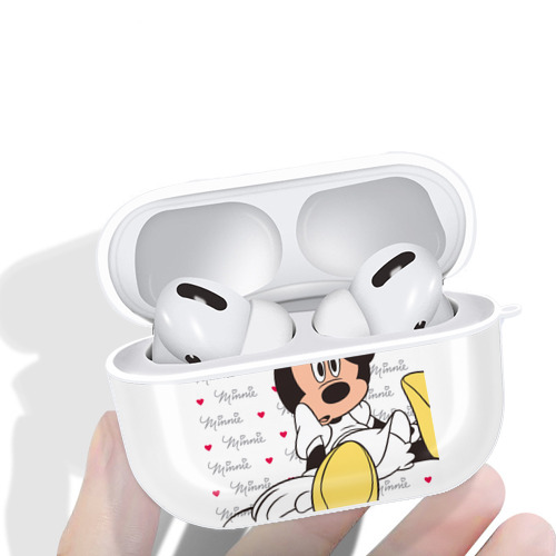 ミッキーマウス Mickey Mouse 【AirPods Pro用】ハードシェル保護ケース 耐衝撃・防指紋・カラビナ付き商品仕様