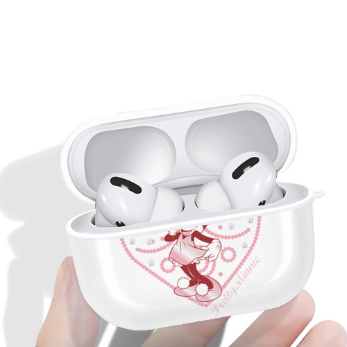 ミッキーマウス Mickey Mouse 【AirPods Pro用】ハードシェル保護ケース 耐衝撃・防指紋・カラビナ付き商品仕様