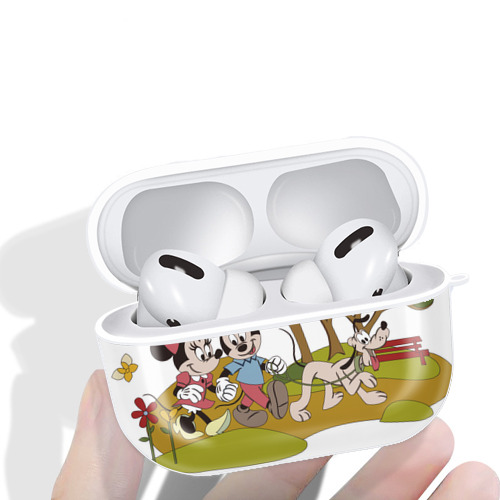 ミッキーマウス Mickey Mouse 【AirPods Pro用】ハードシェル保護ケース 耐衝撃・防指紋・カラビナ付き商品仕様