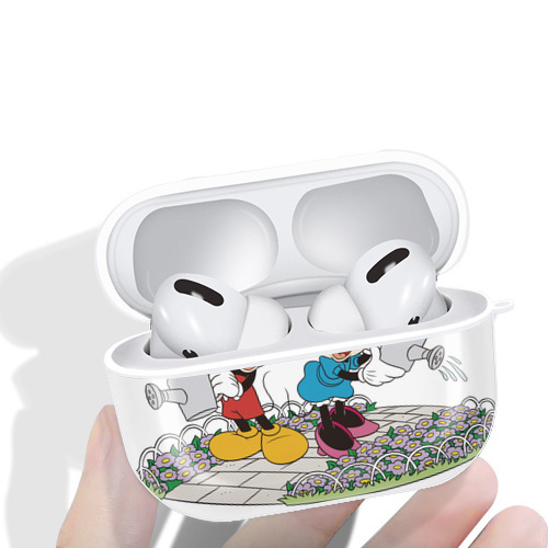 ミッキーマウス Mickey Mouse 【AirPods Pro用】ハードシェル保護ケース 耐衝撃・防指紋・カラビナ付き商品仕様