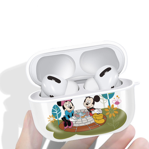 ミッキーマウス Mickey Mouse 【AirPods Pro用】ハードシェル保護ケース 耐衝撃・防指紋・カラビナ付き商品仕様