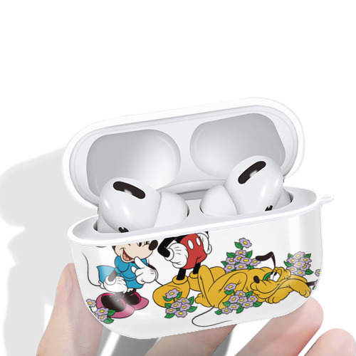 ミッキーマウス Mickey Mouse 【AirPods Pro用】ハードシェル保護ケース 耐衝撃・防指紋・カラビナ付き商品仕様