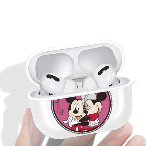 ミッキーマウス Mickey Mouse 【AirPods Pro用】ハードシェル保護ケース 耐衝撃・防指紋・カラビナ付き商品仕様