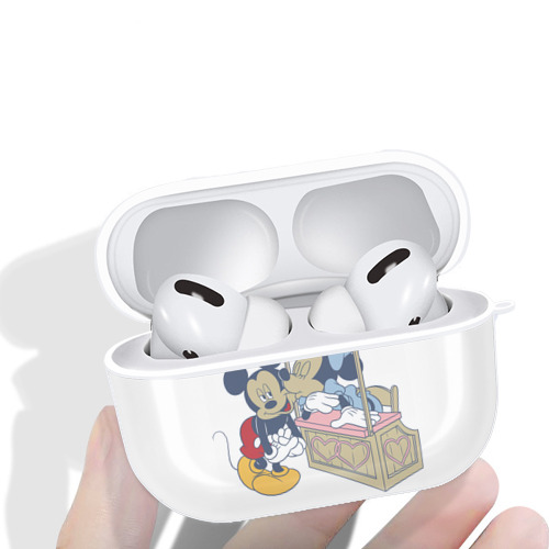 ミッキーマウス Mickey Mouse 【AirPods Pro用】ハードシェル保護ケース 耐衝撃・防指紋・カラビナ付き商品仕様