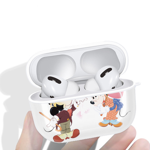 ミッキーマウス Mickey Mouse 【AirPods Pro用】ハードシェル保護ケース 耐衝撃・防指紋・カラビナ付き商品仕様