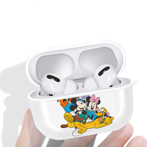 ミッキーマウス Mickey Mouse 【AirPods Pro用】ハードシェル保護ケース 耐衝撃・防指紋・カラビナ付き商品仕様