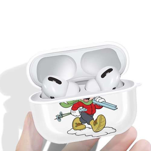 ミッキーマウス Mickey Mouse 【AirPods Pro用】ハードシェル保護ケース 耐衝撃・防指紋・カラビナ付き商品仕様