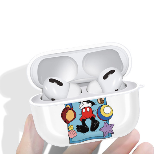 ミッキーマウス Mickey Mouse 【AirPods Pro用】ハードシェル保護ケース 耐衝撃・防指紋・カラビナ付き商品仕様