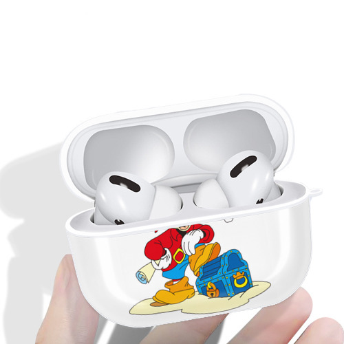 ミッキーマウス Mickey Mouse 【AirPods Pro用】ハードシェル保護ケース 耐衝撃・防指紋・カラビナ付き商品仕様