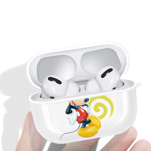 ミッキーマウス Mickey Mouse 【AirPods Pro用】ハードシェル保護ケース 耐衝撃・防指紋・カラビナ付き商品仕様