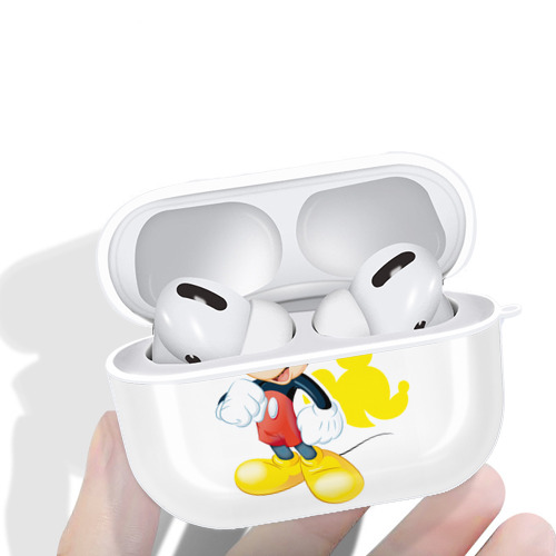 ミッキーマウス Mickey Mouse 【AirPods Pro用】ハードシェル保護ケース 耐衝撃・防指紋・カラビナ付き商品仕様