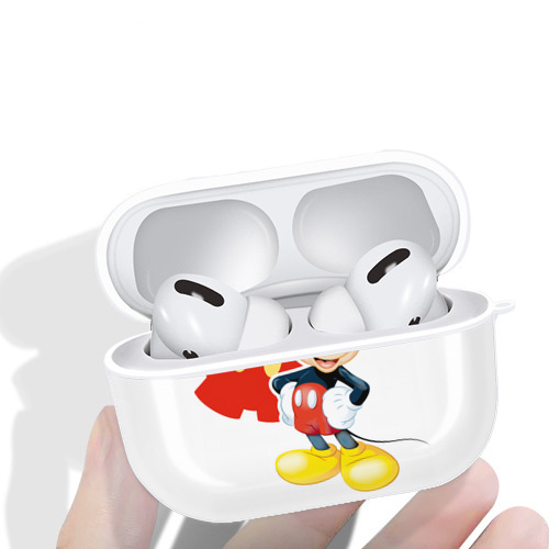 ミッキーマウス Mickey Mouse 【AirPods Pro用】ハードシェル保護ケース 耐衝撃・防指紋・カラビナ付き商品仕様