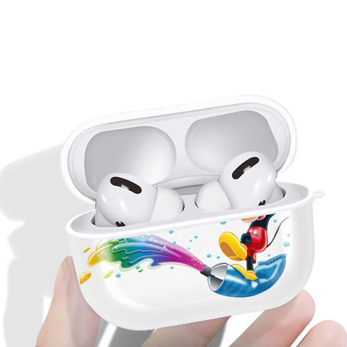 ミッキーマウス Mickey Mouse 【AirPods Pro用】ハードシェル保護ケース 耐衝撃・防指紋・カラビナ付き商品仕様