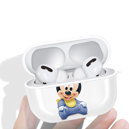 ミッキーマウス Mickey Mouse 【AirPods Pro用】ハードシェル保護ケース 耐衝撃・防指紋・カラビナ付き商品仕様