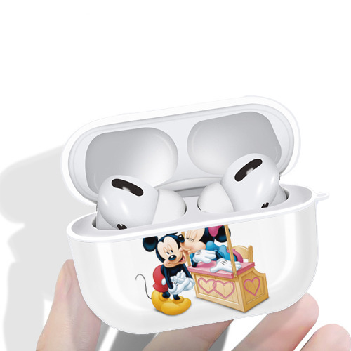 ミッキーマウス Mickey Mouse 【AirPods Pro用】ハードシェル保護ケース 耐衝撃・防指紋・カラビナ付き商品仕様