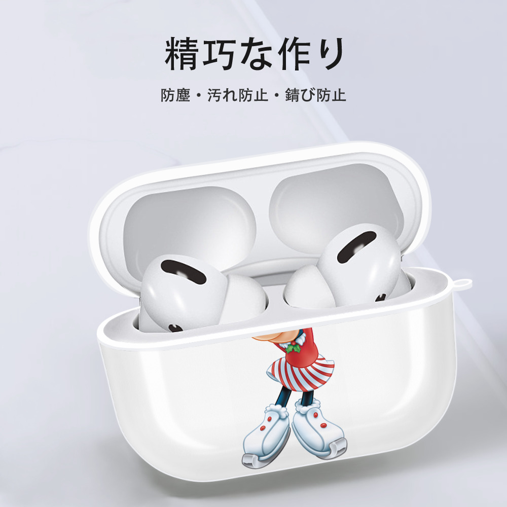 ミッキーマウス Mickey Mouse 【AirPods Pro用】ハードシェル保護ケース 耐衝撃・防指紋・カラビナ付き商品仕様