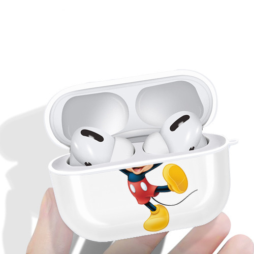 ミッキーマウス Mickey Mouse 【AirPods Pro用】ハードシェル保護ケース 耐衝撃・防指紋・カラビナ付き商品仕様