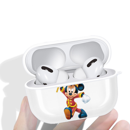 ミッキーマウス Mickey Mouse 【AirPods Pro用】ハードシェル保護ケース 耐衝撃・防指紋・カラビナ付き商品仕様