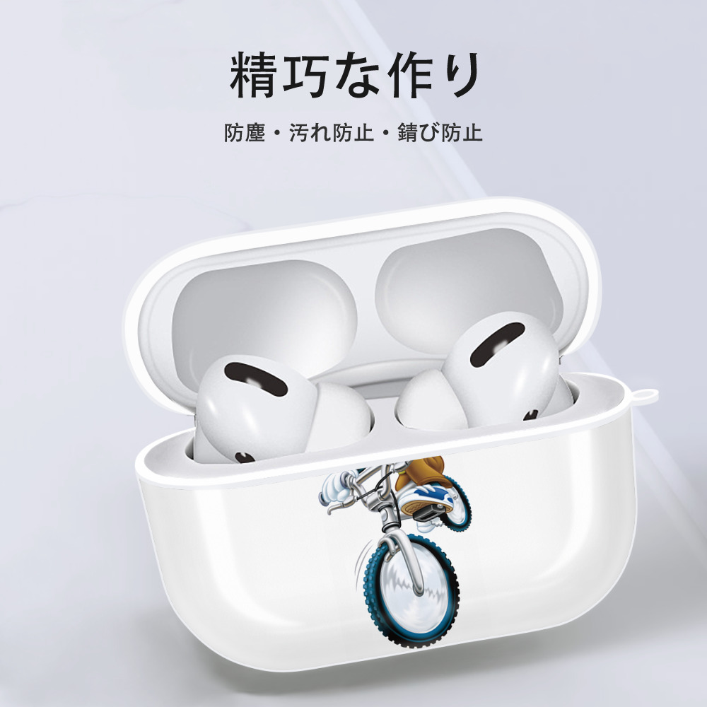 ミッキーマウス Mickey Mouse 【AirPods Pro用】ハードシェル保護ケース 耐衝撃・防指紋・カラビナ付き商品仕様
