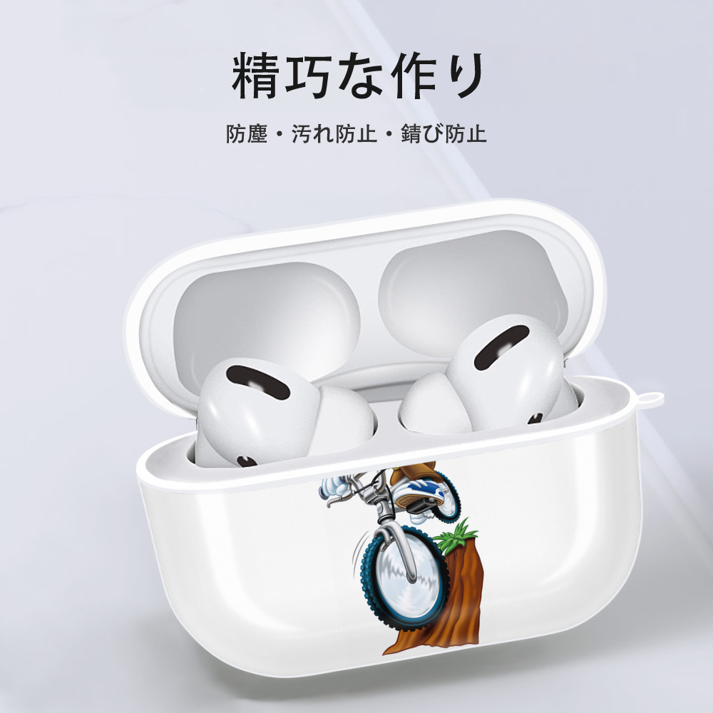 ミッキーマウス Mickey Mouse 【AirPods Pro用】ハードシェル保護ケース 耐衝撃・防指紋・カラビナ付き商品仕様