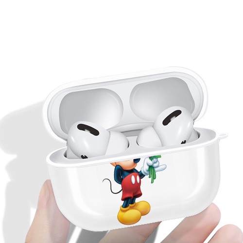 ミッキーマウス Mickey Mouse 【AirPods Pro用】ハードシェル保護ケース 耐衝撃・防指紋・カラビナ付き商品仕様