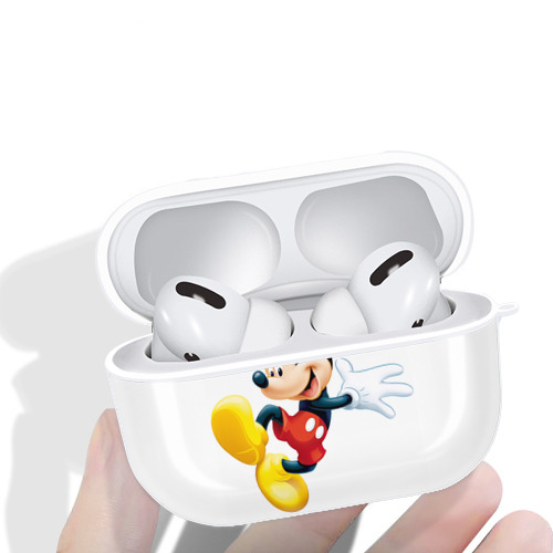 ミッキーマウス Mickey Mouse 【AirPods Pro用】ハードシェル保護ケース 耐衝撃・防指紋・カラビナ付き商品仕様