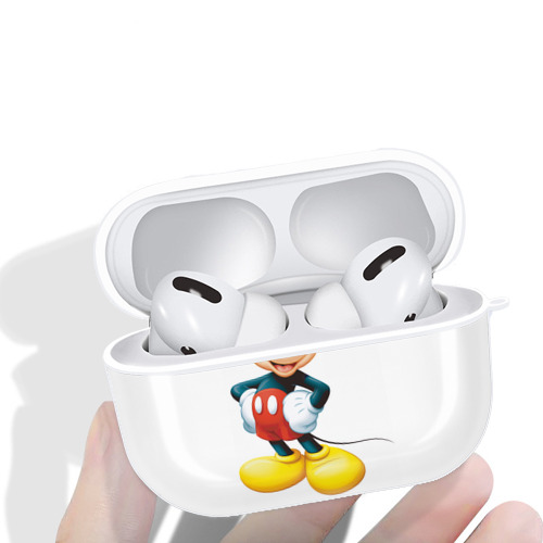 ミッキーマウス Mickey Mouse 【AirPods Pro用】ハードシェル保護ケース 耐衝撃・防指紋・カラビナ付き商品仕様