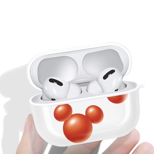 ミッキーマウス Mickey Mouse 【AirPods Pro用】ハードシェル保護ケース 耐衝撃・防指紋・カラビナ付き商品仕様