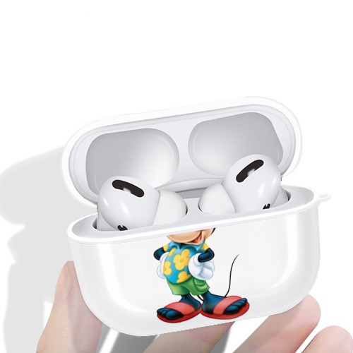 ミッキーマウス Mickey Mouse 【AirPods Pro用】ハードシェル保護ケース 耐衝撃・防指紋・カラビナ付き商品仕様
