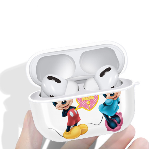 ミッキーマウス Mickey Mouse 【AirPods Pro用】ハードシェル保護ケース 耐衝撃・防指紋・カラビナ付き商品仕様