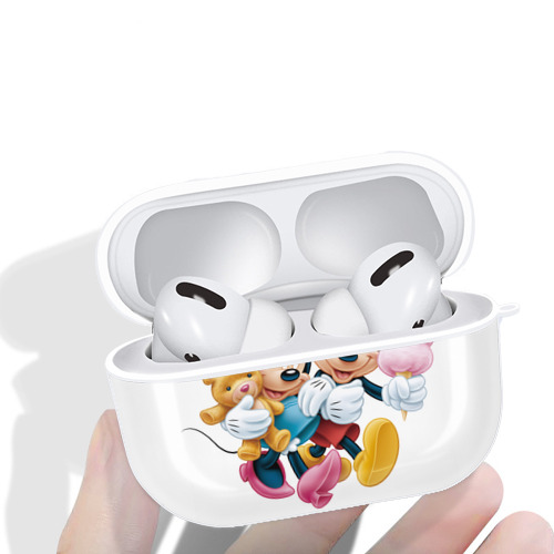 ミッキーマウス Mickey Mouse 【AirPods Pro用】ハードシェル保護ケース 耐衝撃・防指紋・カラビナ付き商品仕様