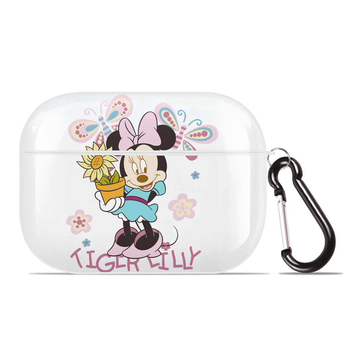 （画像用） ミッキーマウス Mickey Mouse 【AirPods Pro用】ハードシェル保護ケース 耐衝撃・防指紋・カラビナ付き商品仕様