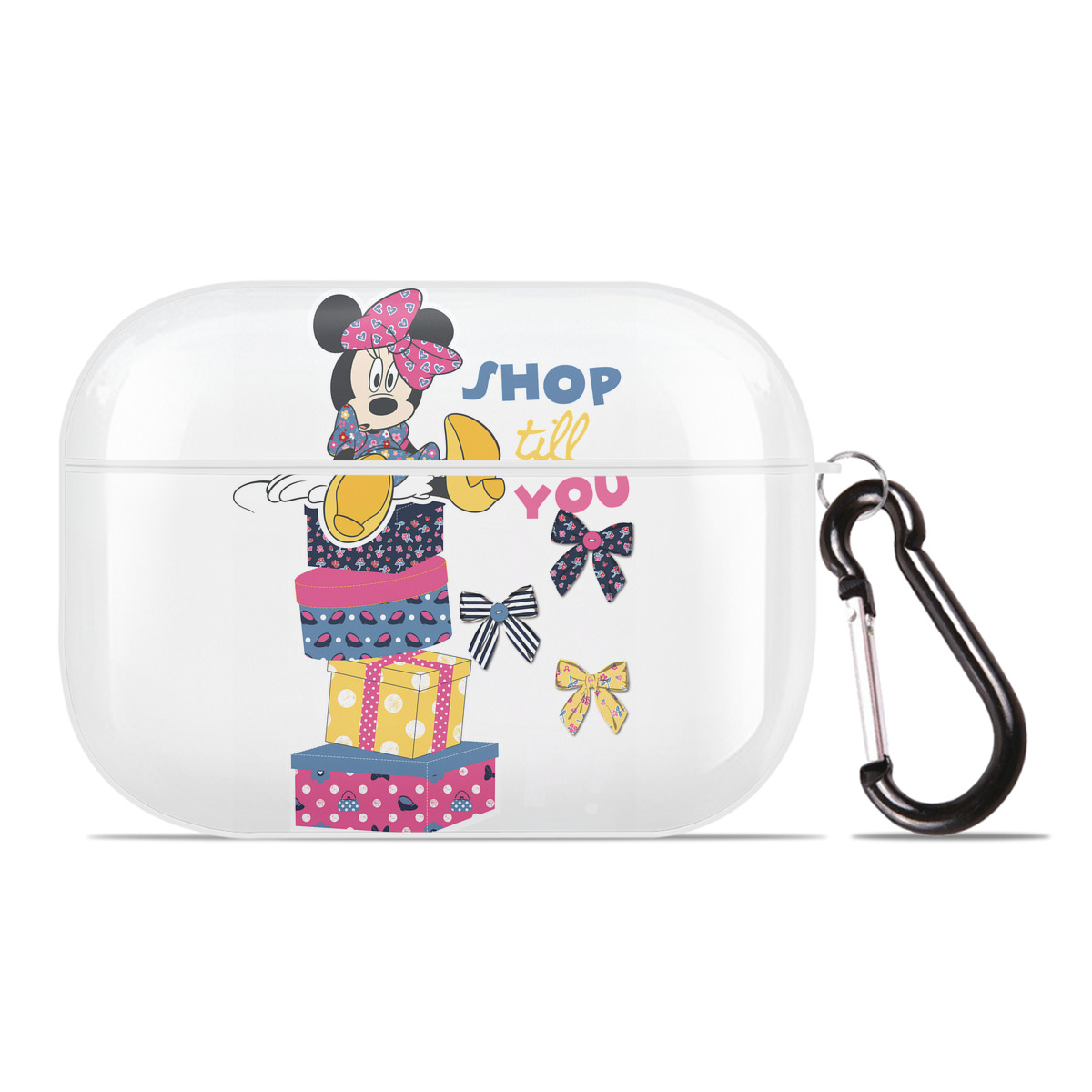 （画像用） ミッキーマウス Mickey Mouse 【AirPods Pro用】ハードシェル保護ケース 耐衝撃・防指紋・カラビナ付き商品仕様