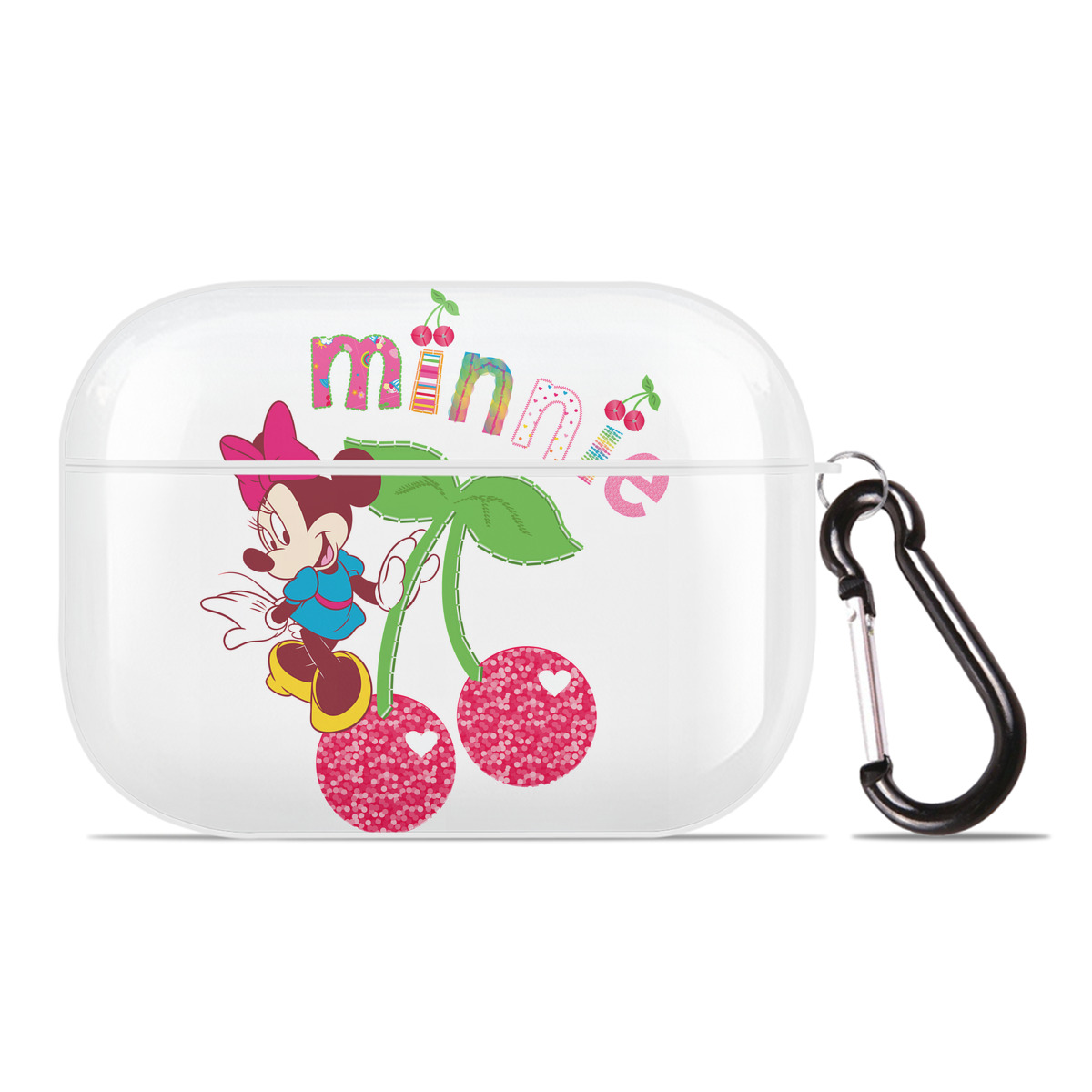 （画像用） ミッキーマウス Mickey Mouse 【AirPods Pro用】ハードシェル保護ケース 耐衝撃・防指紋・カラビナ付き商品仕様